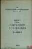 REPORT OF THE FORTY-NINTH CONFERENCE, Hamburg 1960, of the International Law Association. [Colloque]