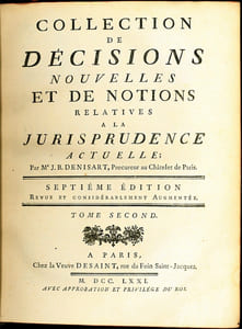 COLLECTION DE DÉCISIONS NOUVELLES ET DE NOTIONS RELATIVES À LA JURISPRUDENCE ACTUELLE, 7eéd. revue et considérablement augmentée