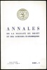 Annales de la Faculté de droit et des sciences économiques de Lyon, 1969 - I. 