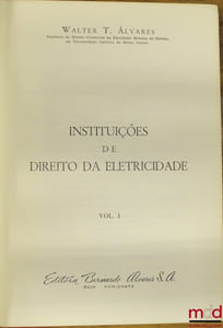 INSTITUÇIONES DE DIREITO DA ELETRICIDADE