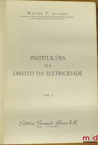 INSTITUÇIONES DE DIREITO DA ELETRICIDADE