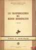LAS TRANSFORMACIONES DEL REGIMEN ADMINISTRATIVO, 2èmeedicion, coll. Estudios de Administracion. GARRIDO FALLA (Fernando)