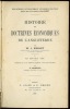 HISTOIRE ET DOCTRINES ÉCONOMIQUES DE L’ANGLETERRE, t. I: Le Moyen Âge, traduit sur la 3èmeéd. anglaise, revue par l’auteur par P. Bondois, et t. II: ...