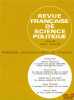 Revue française de science politique, vol. XXI, n°1, février 1971. 