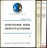 HISTOIRE DES INSTITUTIONS, t. V: LE XIXe SIÈCLE, 6eéd., coll. Thémis / Sciences politiques. ELLUL (Jacques)