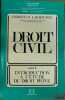 DROIT CIVIL, t. I: INTRODUCTION À L’ÉTUDE DU DROIT PRIVÉ, coll. Droit civil, série Enseignement. LARROUMET (Christian)