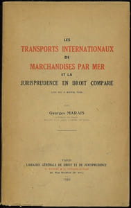 LES TRANSPORTS INTERNATIONAUX DE MARCHANDISES PAR MER ET LA JURISPRUDENCE EN DROIT COMPARÉ, Loi du 9avril 1936