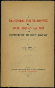 LES TRANSPORTS INTERNATIONAUX DE MARCHANDISES PAR MER ET LA JURISPRUDENCE EN DROIT COMPARÉ, Loi du 9avril 1936