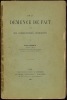 DE LA DÉMENCE DE FAIT ET DE SES CONSÉQUENCES JURIDIQUES. LEDOUX (Émile)