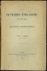 LES OUVRIERS ÉTRANGERS EN FRANCE ET LE RISQUE PROFESSIONNEL. SAMIE (Pierre)