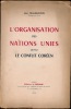 L’ORGANISATION DES NATIONS UNIES DEVANT LE CONFLIT CORÉEN. FRANKENSTEIN (Marc)