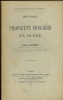 HISTOIRE DE LA PROPRIÉTÉ FONCIÈRE EN SUÈDE, Études d’ancien droit suédois, t. I. BEAUCHET (Ludovic)