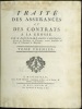 TRAITÉ DES ASSURANCES ET DES CONTRATS À LA GROSSE,éd. originale, tome 1 seul (sur 2). ÉMERIGON (Balthazard-Marie)