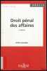 DROIT PÉNAL DES AFFAIRES, 2èmeéd., coll. Précis Dalloz / Droit privé. JEANDIDIER (Wilfrid)