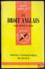 LE DROIT ANGLAIS, Coll. que sais-je, n°1162. DAVID (René)