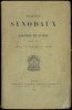 STATUTS SYNODAUX du Diocèse de Paris promulgués dans le Synode de 1902; Lettre de S. Em. le Cardinal Richard, archevêque du diocèse, adressée au ...