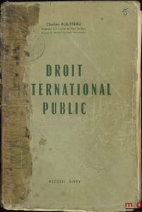 DROIT INTERNATIONAL PUBLIC