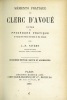 MÉMENTO PRATIQUE DU CLERC D’AVOUÉ. NOTES DE PROCÉDURE PRATIQUE À L’USAGE DES CLERCS D’AVOUÉS ET DES AVOCATS, 2eéd. revue et augmentée. NIVERT (J.-P.)