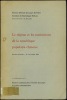 LE RÉGIME ET LES INSTITUTIONS DE LA RÉPUBLIQUE POPULAIRE CHINOISE; Journées d’Études 12-16 octobre 1959 en collaboration avec le Centre national pour ...