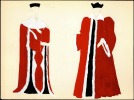 COSTUMES DE MAGISTRATS DE L’ANCIEN RÉGIME (président de Parlement / Conseiller au Parlement), projet de costumes de théatre. [Magistrat]