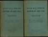 TRAVAUX DE LA COMMISSION DE RÉFORME DU CODE CIVIL:  - ANNÉE 1945-1946 (t. I): Méthode de rédaction - Livre préliminaire - Tutelle - Curatelle - ...