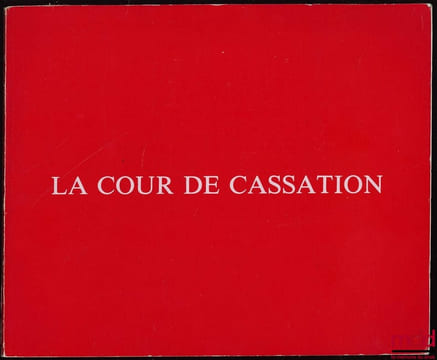 LA COUR DE CASSATION. undefined