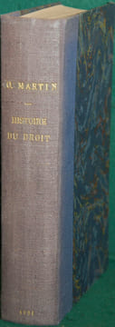 HISTOIRE DU DROIT FRANÇAIS DES ORIGINES À LA RÉVOLUTION, 2etirage. OLIVIER-MARTIN (François)