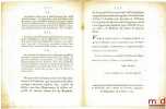 Loi PORTANT SUPPRESSION DE TOUTES LE CHAMBRES DE COMMERCE EXISTANT DANS LE ROYAUME. Signé Louis M. L. F. Duport. Donnée à Paris, le 16 Octobre 1791, ...