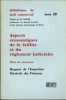 ASPECTS ÉCONOMIQUES DE LA FAILLITE ET DU RÈGLEMENT JUDICIAIRE (Études des mécanismes), Préface de Valéry Giscard d’Estaing, Bibl. de droit commercial, ...