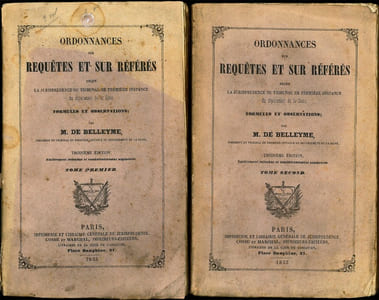 ORDONNANCES SUR REQUÊTES ET SUR RÉFÉRÉS SELON LA JURISPRUDENCE DU TRIBUNAL DE PREMIÈRE INSTANCE DU DÉPARTEMENT DE LA SEINE, FORMULES ET OBSERVATIONS, 3èmeéd. entièrement refondue et considérablement augmentée