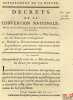 Décrets de la Convention nationale du 4ème et 9ème jour de Germinal , an second de la République Française, une et indivisible, 1° Interprétatif de ...