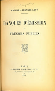 BANQUES D’ÉMISSION ET TRÉSORS PUBLICS