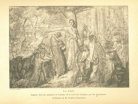 LE PALAIS DU CONSEIL D’ÉTAT ET DE LA COUR DES COMPTES, avec quatre fac-similé et une eau-forte. [Conseil d’État - Cour des comptes], VACHON (Marius)