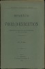 MÉMENTO VOIES D’EXÉCUTION, permettant au candidat de revoir les matières la veille de l’examen. VAQUETTE (Théodule)