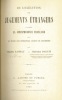 DE L’EX&Eacute;CUTION DES JUGEMENTS &Eacute;TRANGERS D’APR&Egrave;S LA JURISPRUDENCE FRAN&Ccedil;AISE AVEC LE TEXTE DES PRINCIPAUX ARR&Ecirc;TS ET JUGEMENTS. LACHAU (Charles) et DAGUIN ...