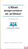 L’ÉTAT EMPRUNTEUR ET PRÊTEUR, coll. Dossiers Thémis. ECK (François)