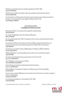 MÉLANGES EN L’HONNEUR DU PROFESSEUR MICHEL GANZIN    Contributions réunies par Éric GASPARINI & François QUASTANA (avec l’aide de Emmanuel Pachter)     Avec le soutien du Centre d’Études et de Recherche d’Histoire des Idées et des Institutions Politiques (Aix-en-Provence)