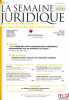 SEMAINE JURIDIQUE - Édition Administrations et Collectivités territoriales, années 2003, 2004 et 2005 (complètes). [JCP - A.]