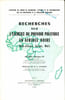 RECHERCHES SUR L’EXERCICE DU POUVOIR POLITIQUE EN AFRIQUE NOIRE (C&ocirc;te-d’Ivoire - Guin&eacute;e - Mali), Pr&eacute;face de D.-G. Lavroff, coll. du Centre de ...