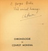 CHRONOLOGIE DU CONFLIT MONDIAL (1935 - 1945). CÉRÉ (Roger) et ROUSSEAU (Charles)