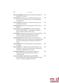MÉLANGES EN L’HONNEUR DU PROFESSEUR JEAN-YVES COPPOLANI    Contributions réunies par Florence JEAN & Claude SAINT-DIDIER avec la collaboration de Jeanne LALEURE     Avec le soutien de l’Université de Corse