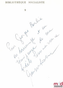 LE PARTI TRAVAILLISTE ET LE DÉCOLONISATION DE L’INDE, Bibl. Socialiste, n°9