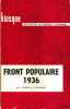 FRONT POPULAIRE 1936. BODIN (Louis) et TOUCHARD (Jean)