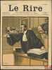 Caricature de L.Malteste reproduite dans le magasine Le Rire [Journal humoristique paraissant le samedi] avec la légende suivante: «–Réfléchissez, ...