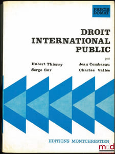 DROIT INTERNATIONAL PUBLIC, Coll. Précis Domat