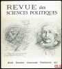 REVUE DES SCIENCES POLITIQUES, 2ème trim. 1971 et Supplément. 