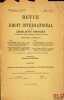 LA NON-INTERVENTION EN ESPAGNE, livraison n°2/1938 de la Revue de Droit internationale et de Législation Comparée fondée par MM. Rolin, Jaequemyns, ...