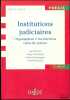 INSTITUTIONS JUDICIAIRES: Organisations - Juridictions - Gens de justice, coll. Précis Droit privé, 6ème éd.. VINCENT (Jean), GUINCHARD (Serge), ...