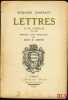 LETTRES À SA FAMILLE 1775-1830, précédés d’une introduction par Jean H. Menos. CONSTANT (Benjamin)