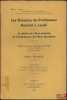 LES THÉORIES DU PROFESSEUR HAROLD J. LASKI, Le déclin de l’État moniste et l’avènement de l’État pluraliste, Université de Strasbourg, Faculté de ...